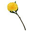 Yellow Chrysanthemum Single stem Artificial flower