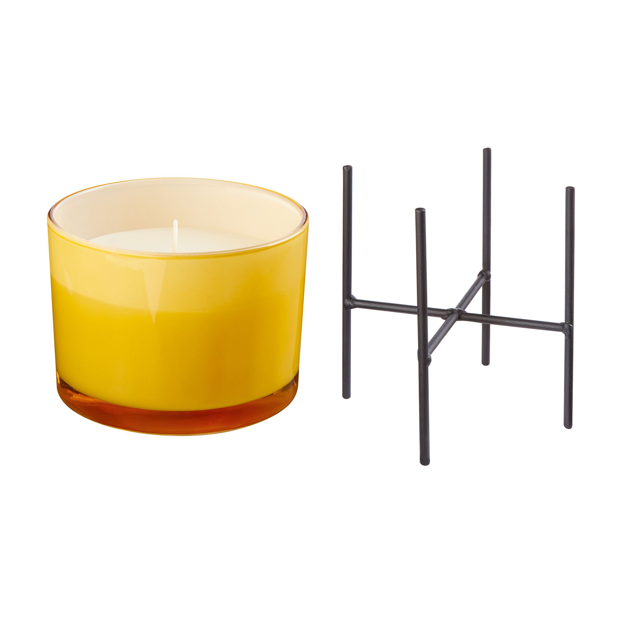 Yellow Citronella Small Scented candle