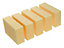 Yellow Foam Sponge, Pack of 5