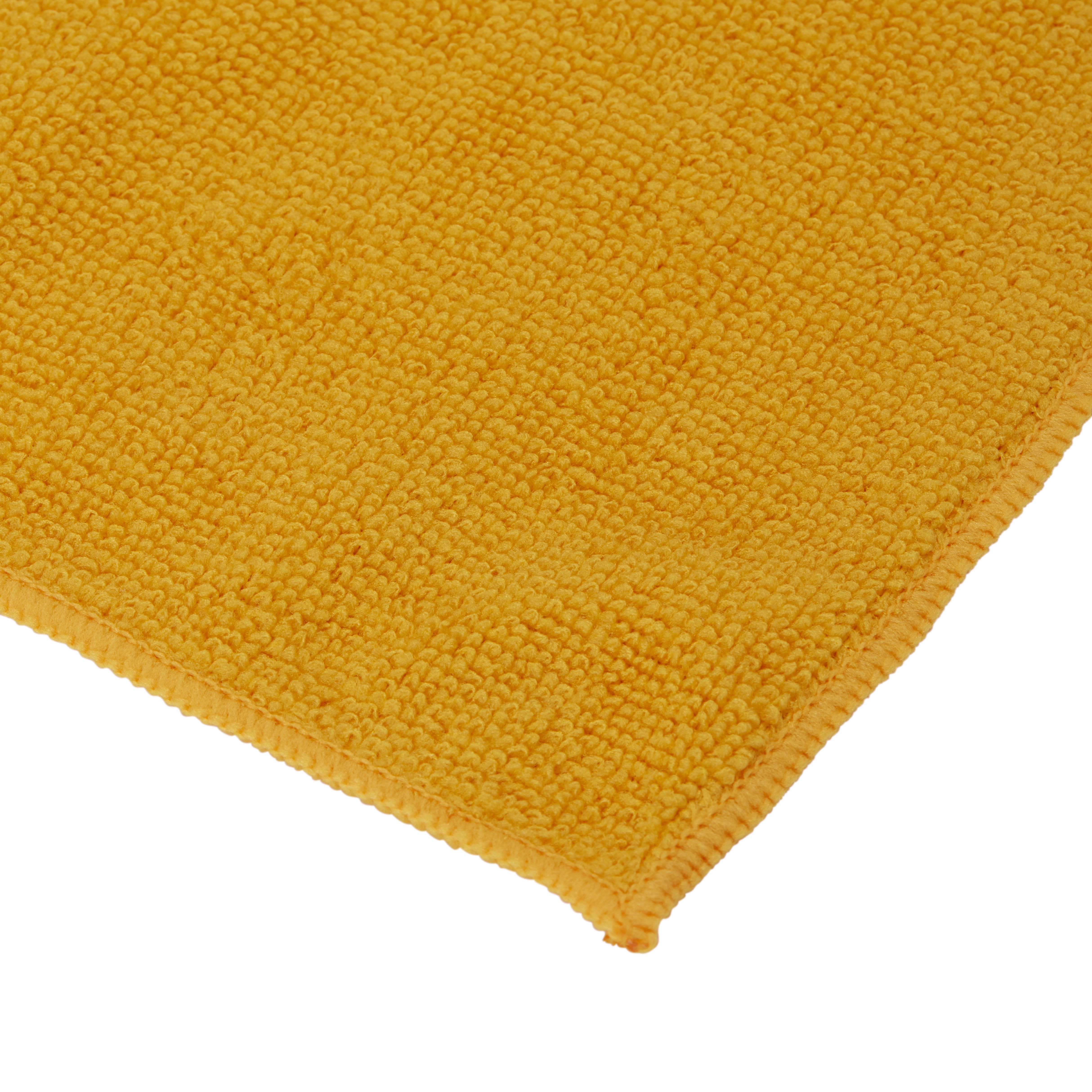 Yellow Microfibre All purpose cloth, Pack of 10 | DIY at B&Q