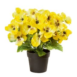 Yellow Pansy Artificial plant