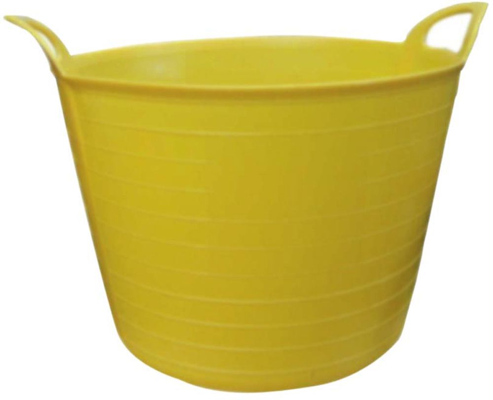 Yellow Plastic 40L Flexi tub DIY at B&Q