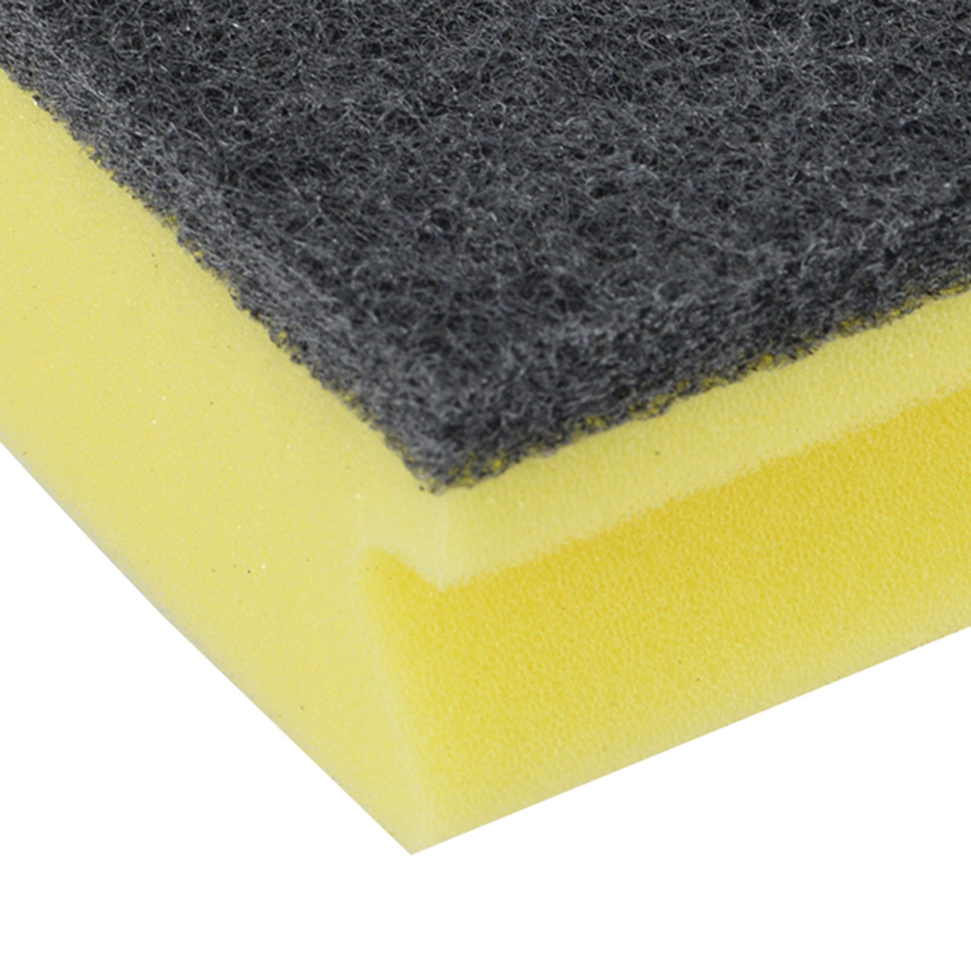 Yellow Synthetic sponge scourer, Pack of 10