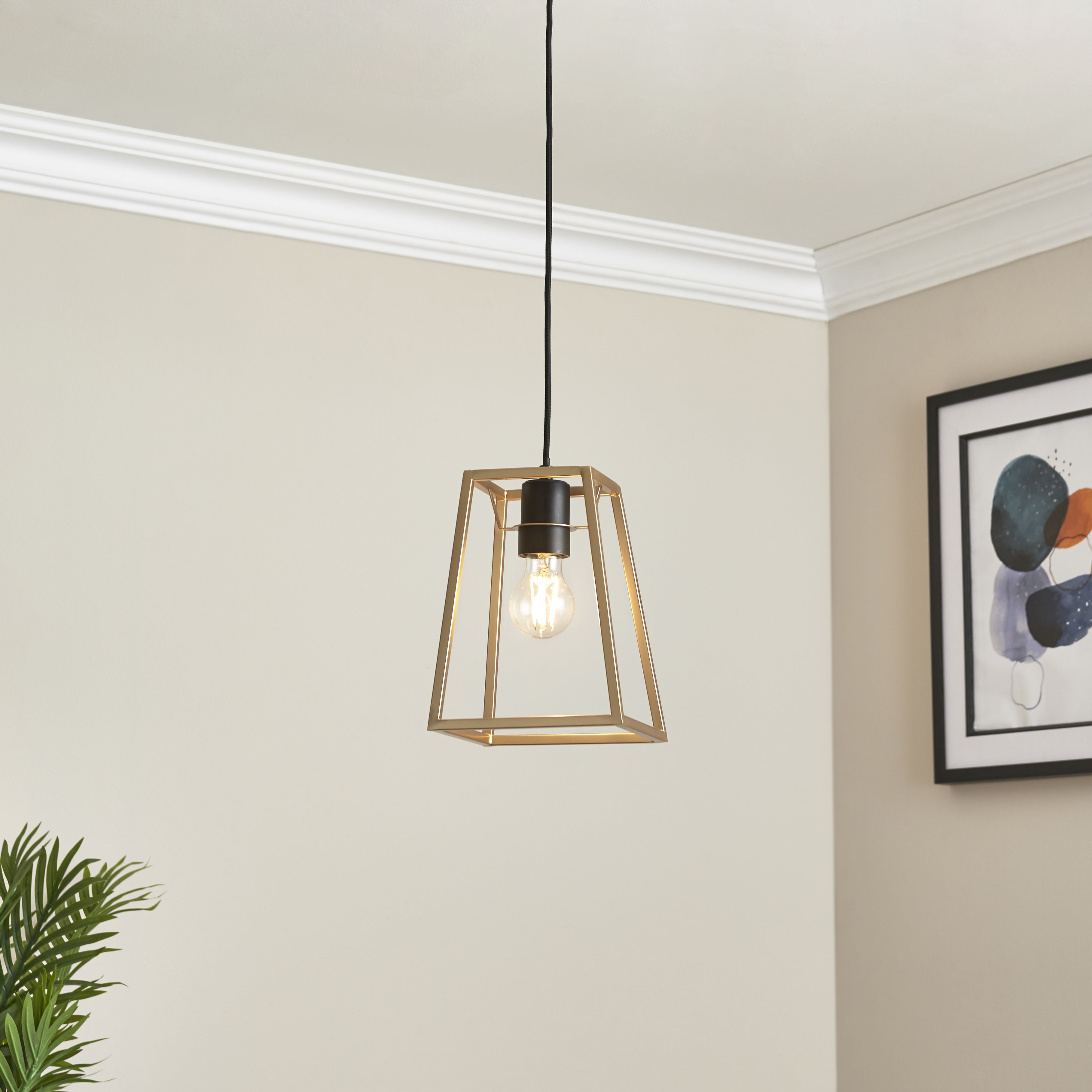 York Gold Pendant ceiling light