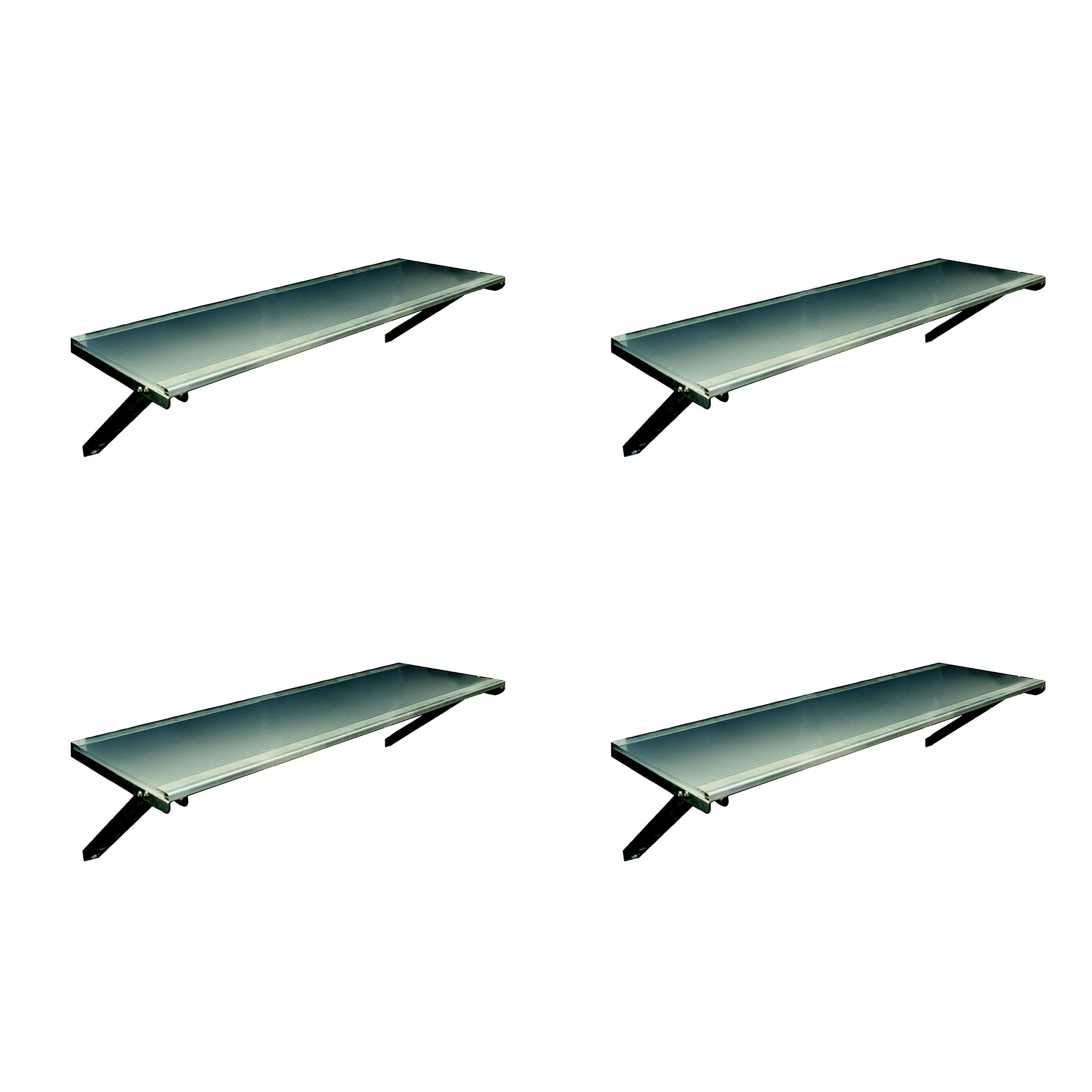 Yukon White Internal Shelf kit (W)1040mm (D)347mm, Set of 4