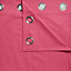 Zen Bonbon Plain Unlined Eyelet Curtains (W)167cm (L)228cm, Pair