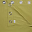 Zen Lime Plain Unlined Eyelet Curtains (W)117cm (L)137cm, Pair