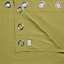 Zen Lime Plain Unlined Eyelet Curtains (W)167cm (L)183cm, Pair