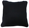 Zen Plain Black Cushion (L)40cm x (W)40cm