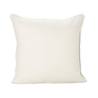 Zen Plain Ecru Cushion (L)40cm x (W)40cm