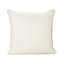 Zen Plain Ecru Cushion (L)40cm x (W)40cm