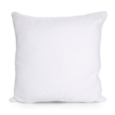 Zen Plain White Cushion (L)58cm x (W)58cm | DIY at B&Q