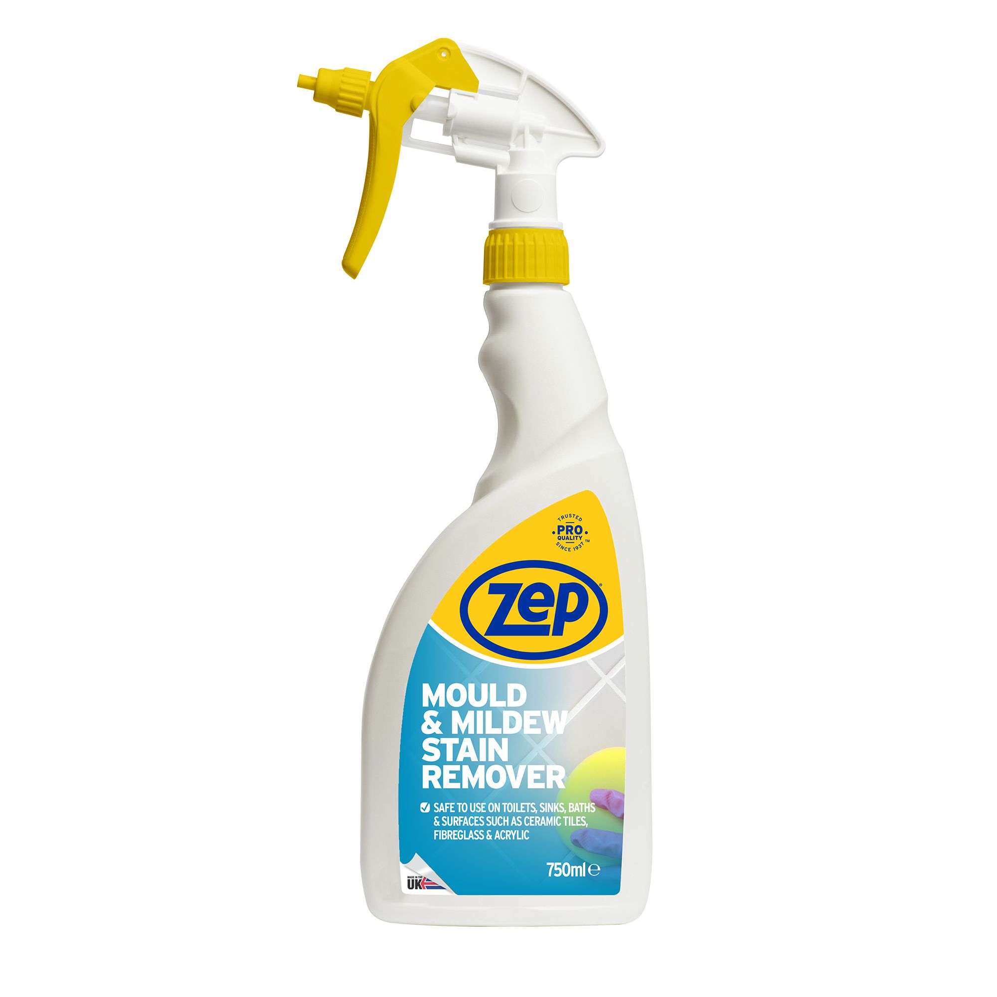 Zep Bathroom Liquid Mould & mildew remover, 0.75L Trigger spray bottle