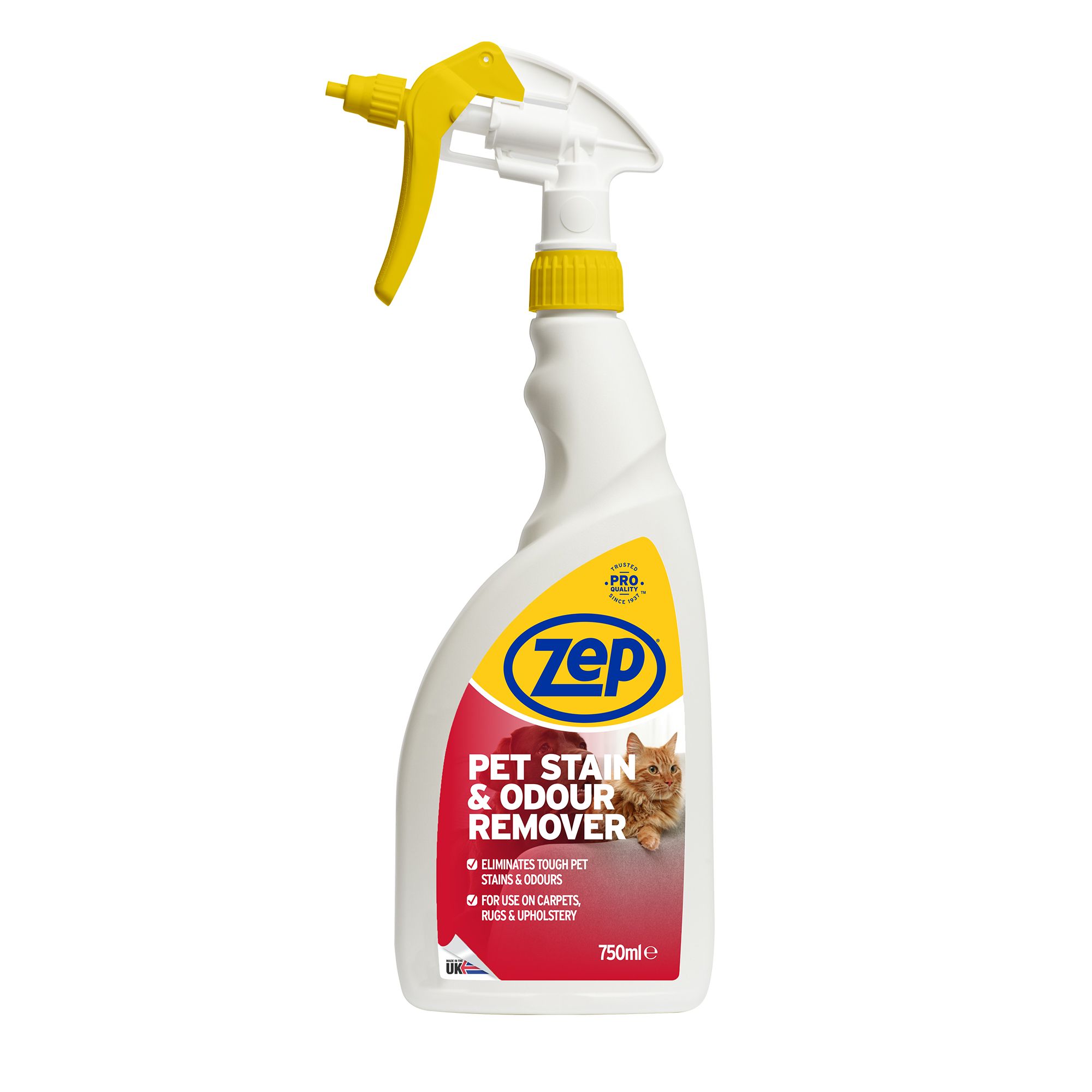 Zep Pet Upholstery Stain remover, 750ml Bottle DIY at B&Q