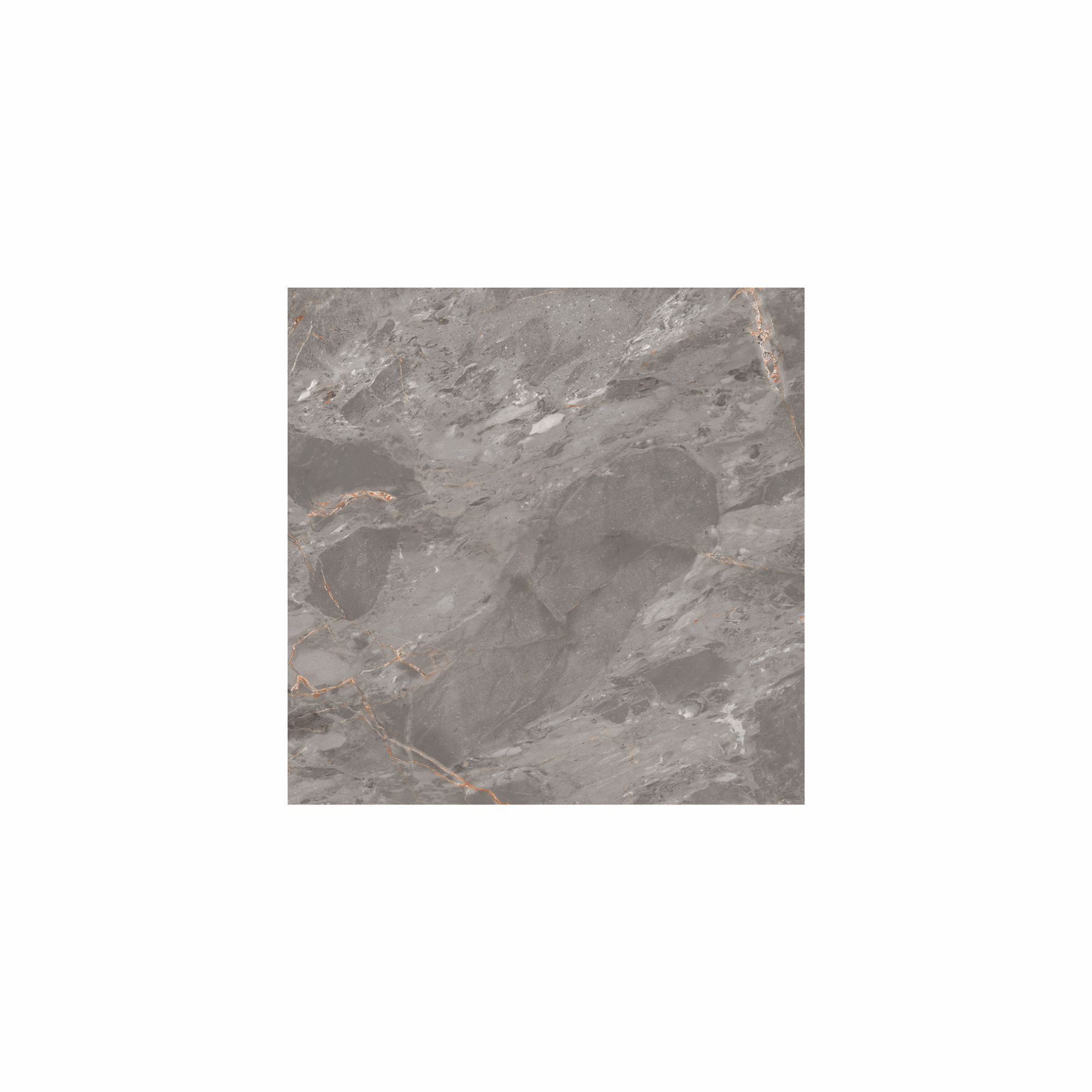 Zerlina Grey Matt Stone effect Porcelain Wall & floor Tile Sample