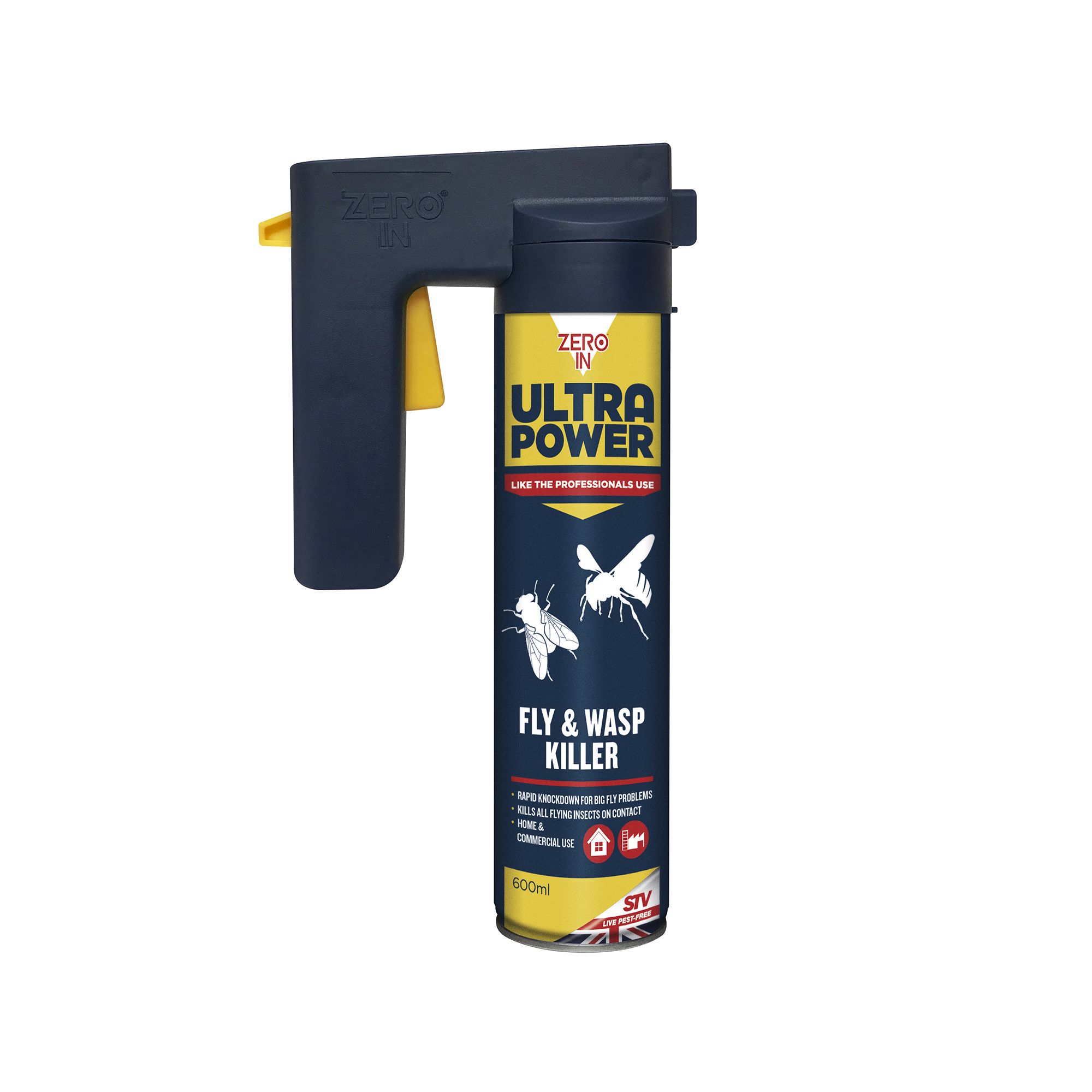 Zero In Flying insects Fly & wasp killer aerosol 600ml