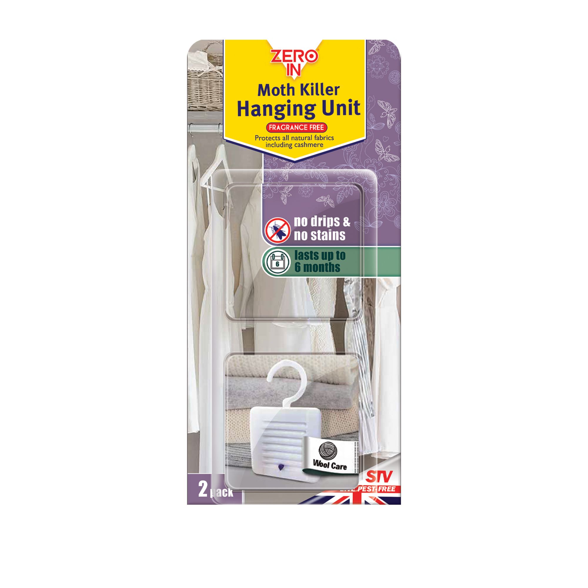 Clothes Moth Killer Kit - 6 Months' Protection