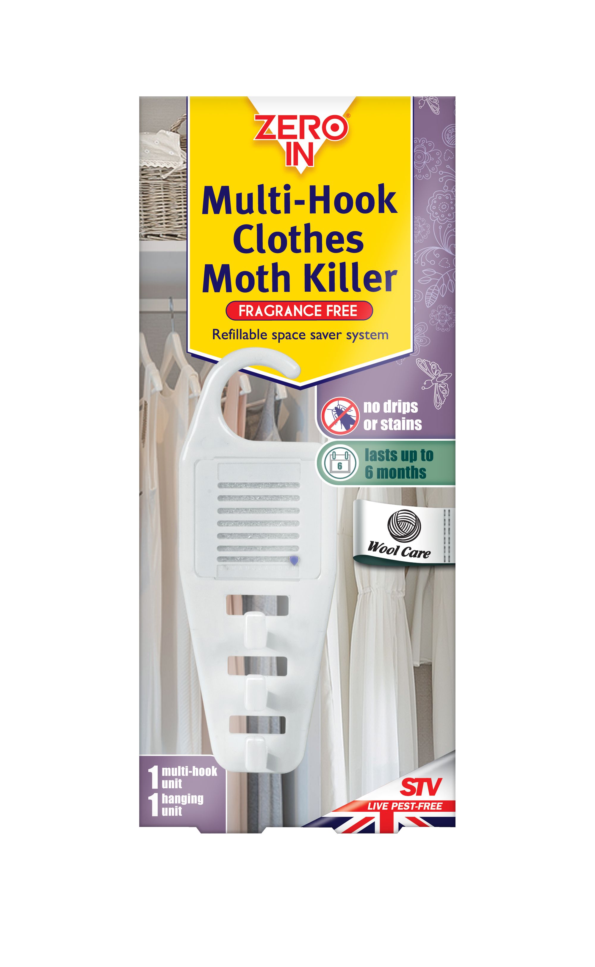 ZERO IN Zero In Clothes Moth Killer 300ml - Pest Control - Mole Avon