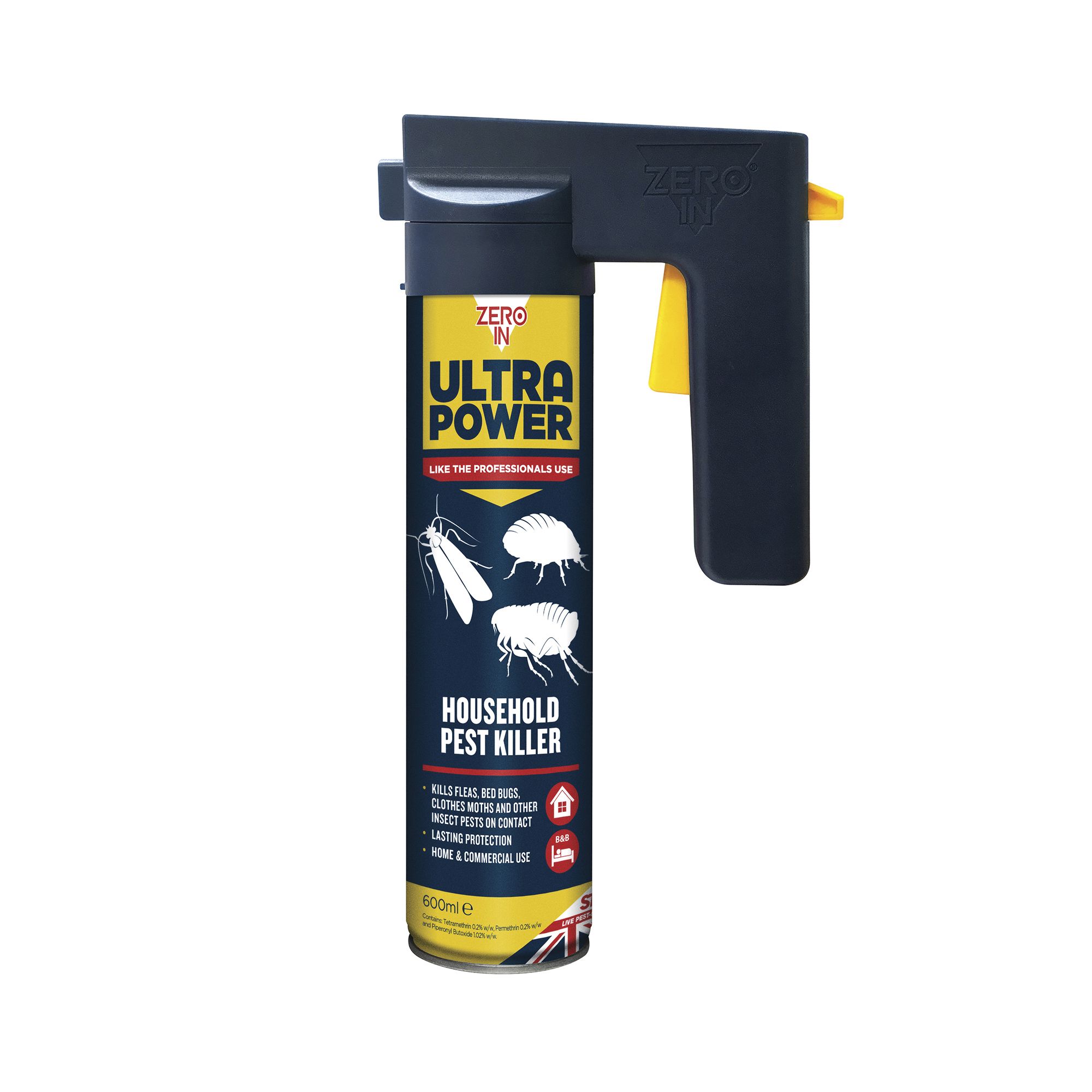 Zero In Ultra Power Household Flying & crawling insects Insect spray 600ml
