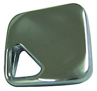 Zinc alloy Chrome effect Square Diamond Furniture Knob