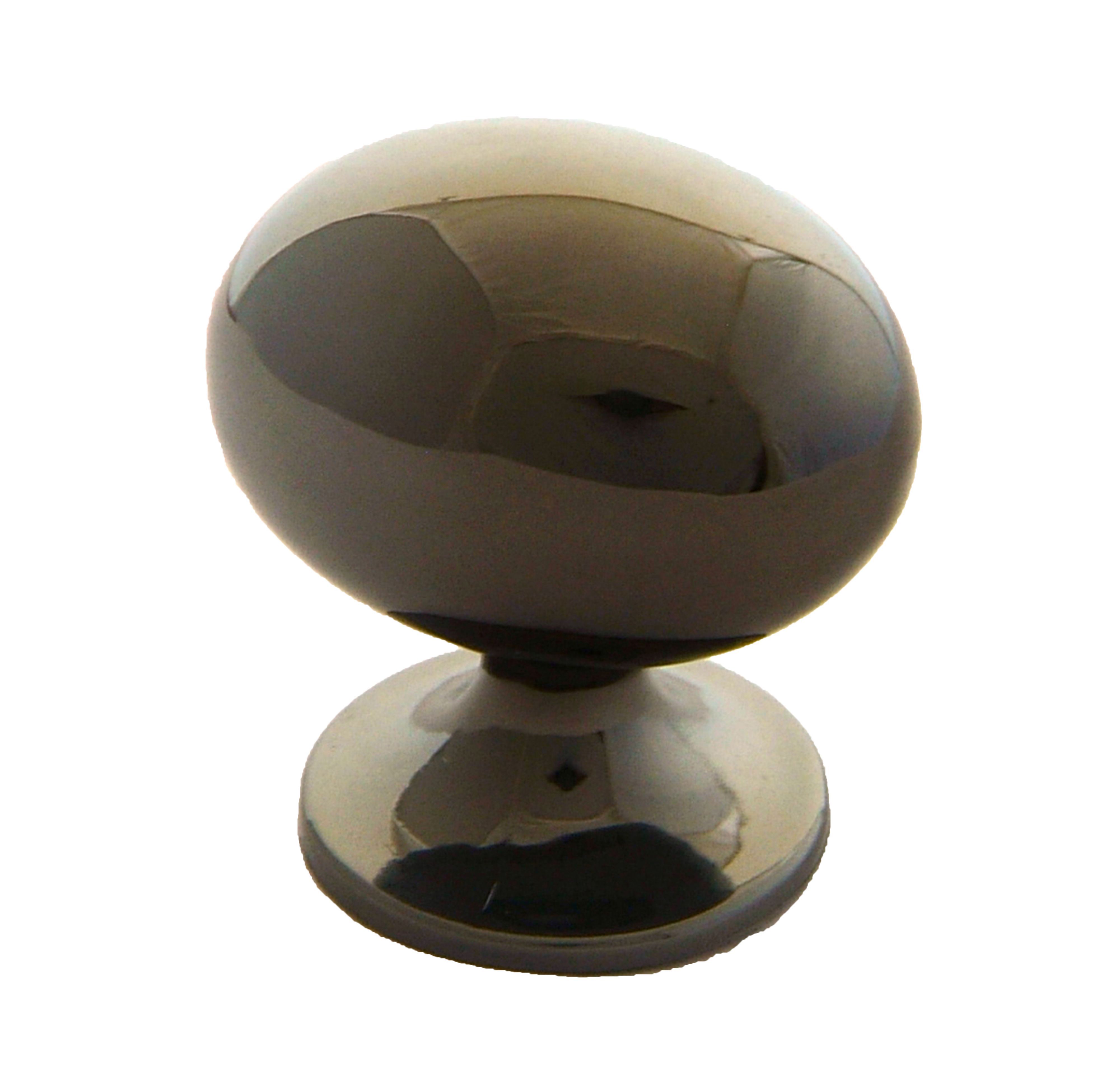 Zinc alloy Gold effect Oval Cabinet Knob (Dia)33mm