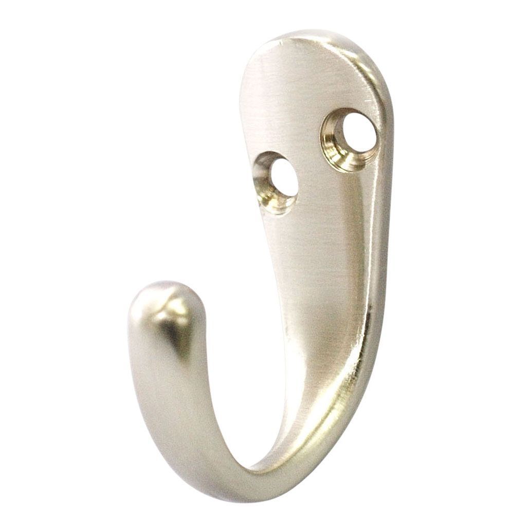 Zinc alloy J-shaped Single Hook (H)18mm (W)37mm