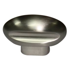 Zinc alloy Nickel effect Oval Furniture Knob