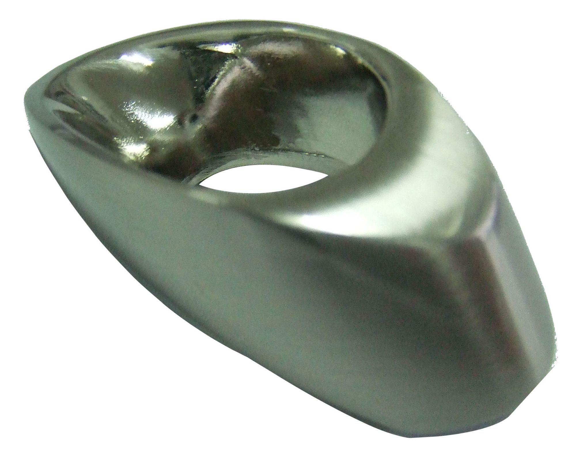 Zinc alloy Nickel effect Oval Hollow Furniture Knob