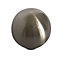 Zinc alloy Nickel effect Round Cabinet Knob (Dia)31mm