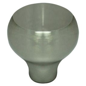 Zinc alloy Nickel effect Round Furniture Knob (Dia)30mm