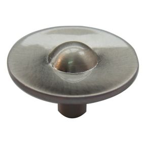 Zinc alloy Nickel effect Round Furniture Knob
