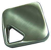 Zinc alloy Nickel effect Square Diamond Furniture Knob