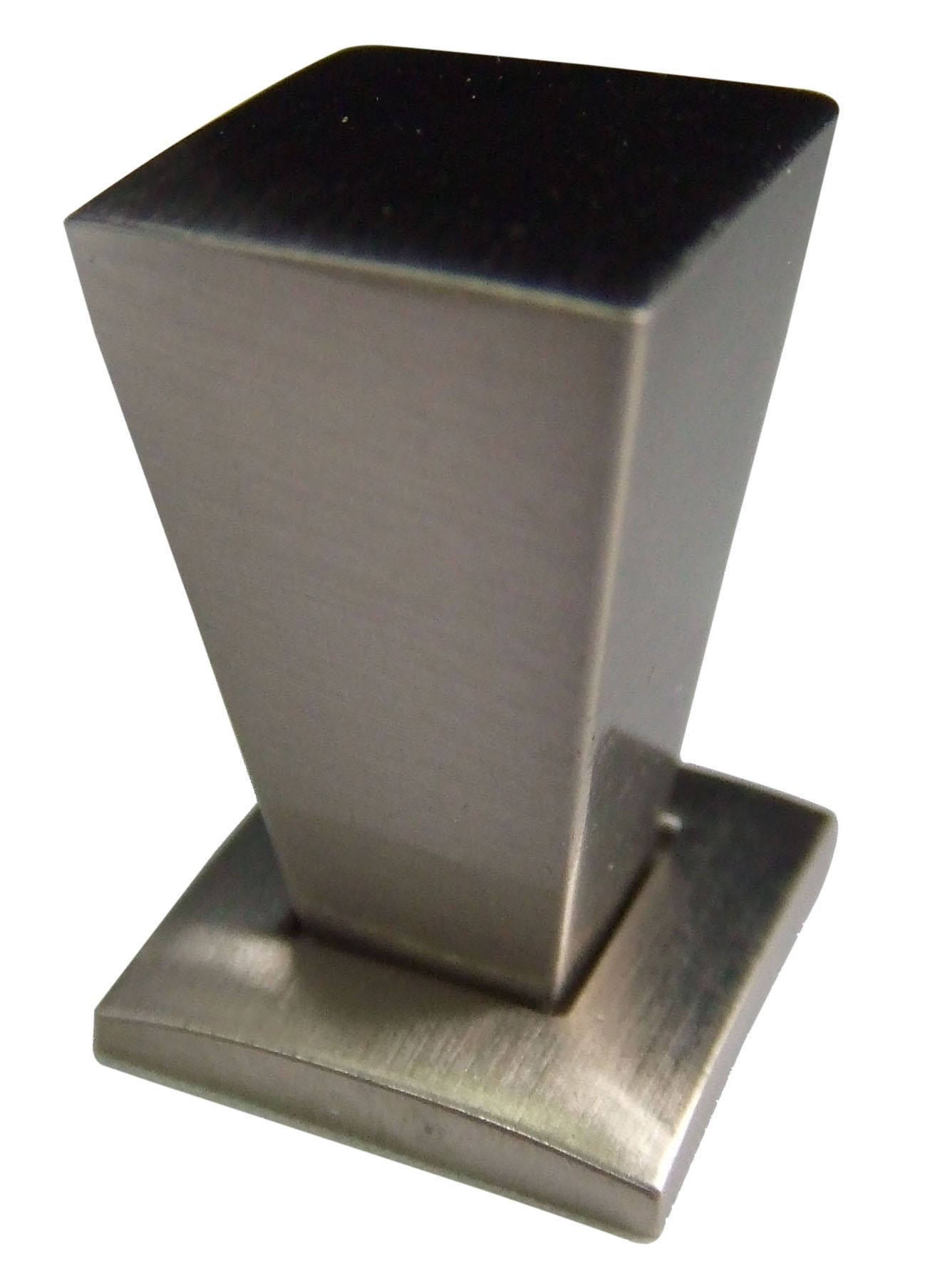 Zinc alloy Nickel effect Square Furniture Knob