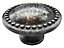 Zinc alloy Pewter effect Round Pie crust Furniture Knob
