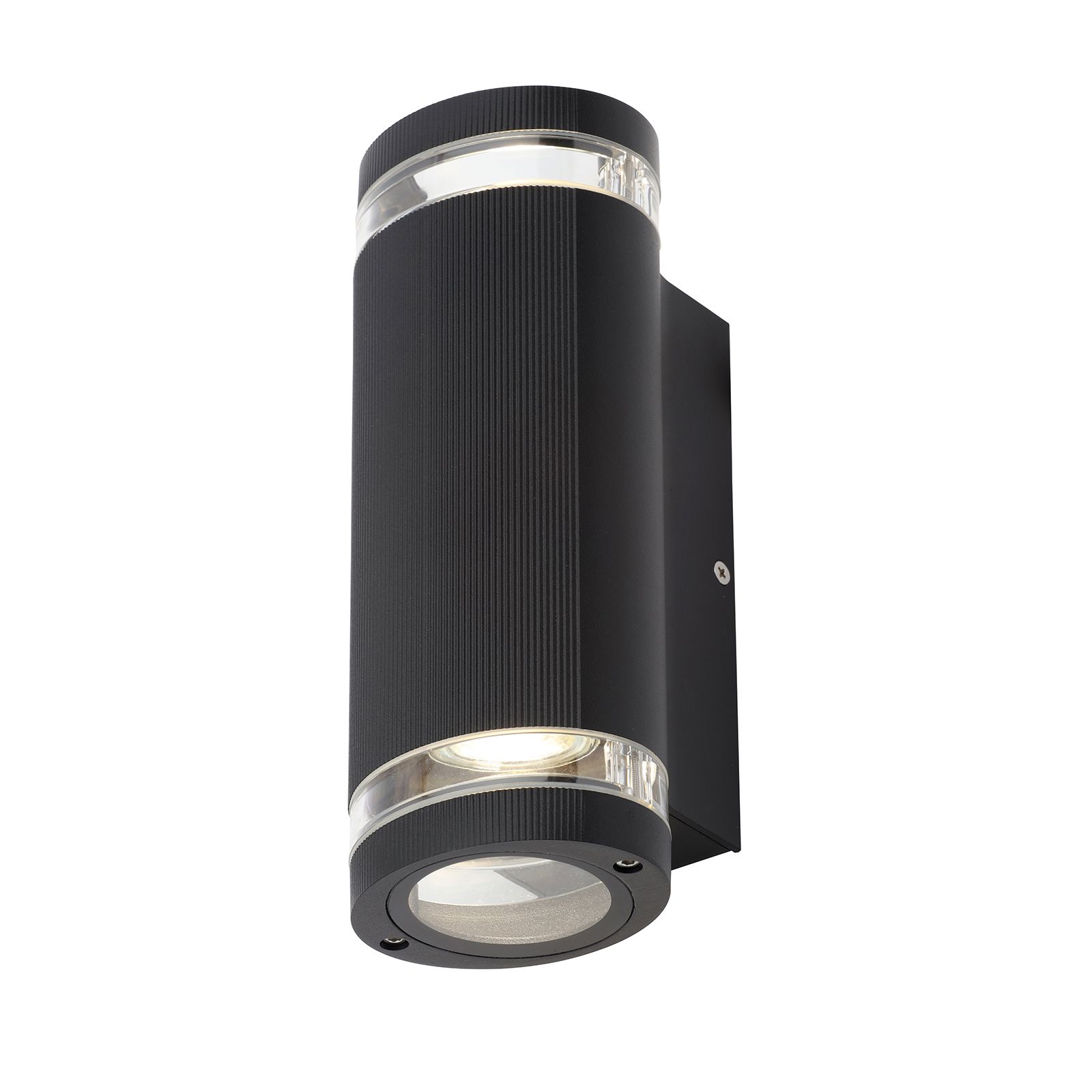 Zinc Ballini LED Outdoor Modern Matt black Wall light - 3
