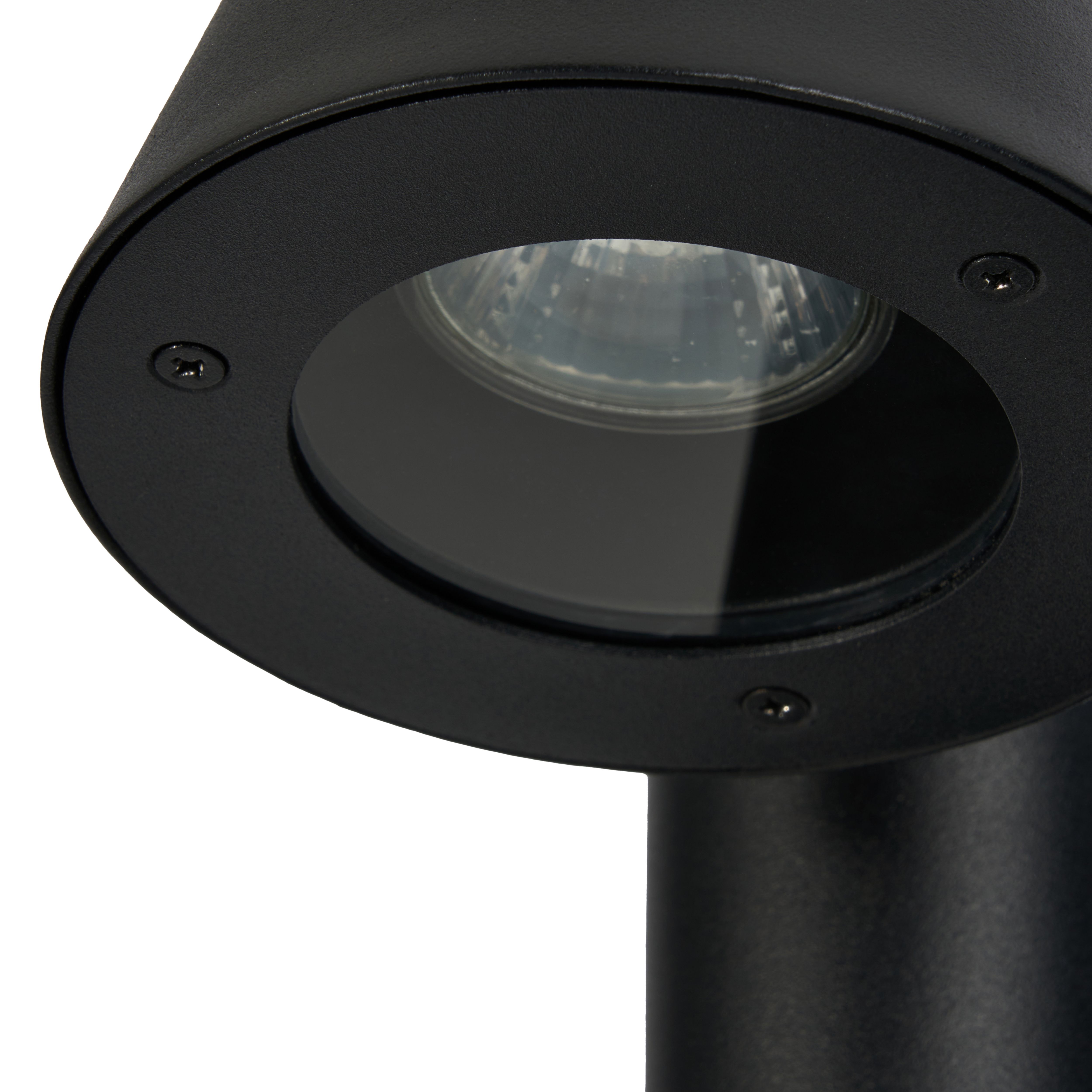 Zinc Ives modern Matt Black Wired LED Display light