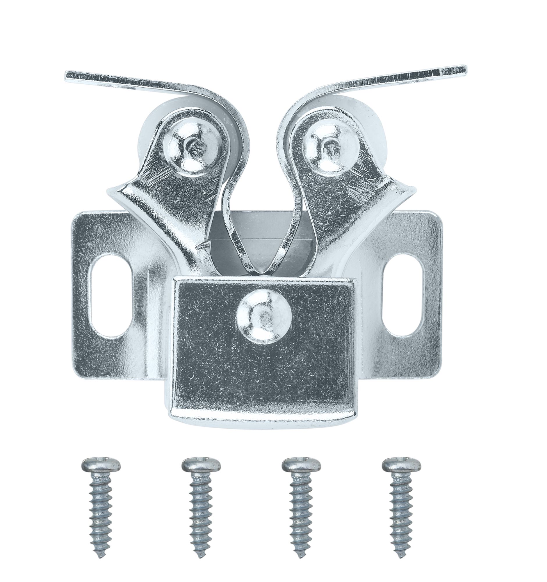 Chrome-plated Carbon steel Double roller catch