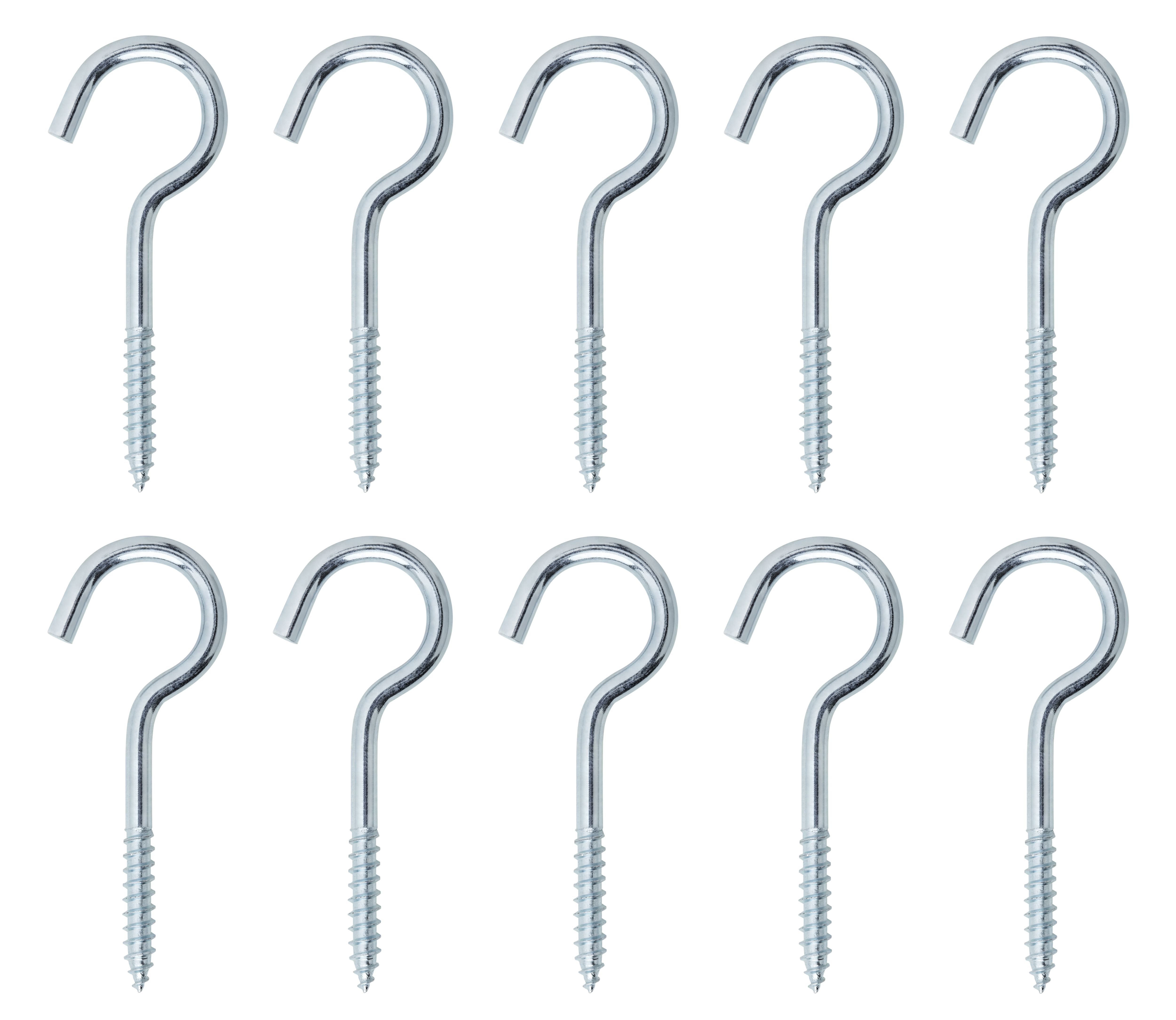 Zinc Plated Cup Hook 14# 16# 18# Nickel Plated Screw Hook