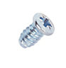 Zinc-plated Hinge screw (Dia)6.3mm (L)10.5mm, Pack of 100