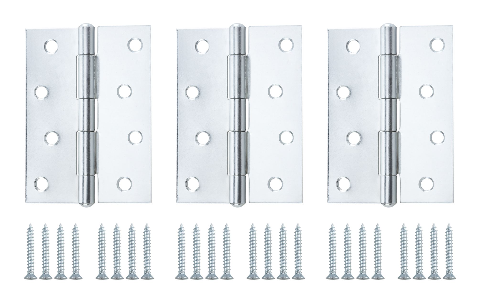 Zinc-plated Metal Butt Door hinge N440 (L)100mm