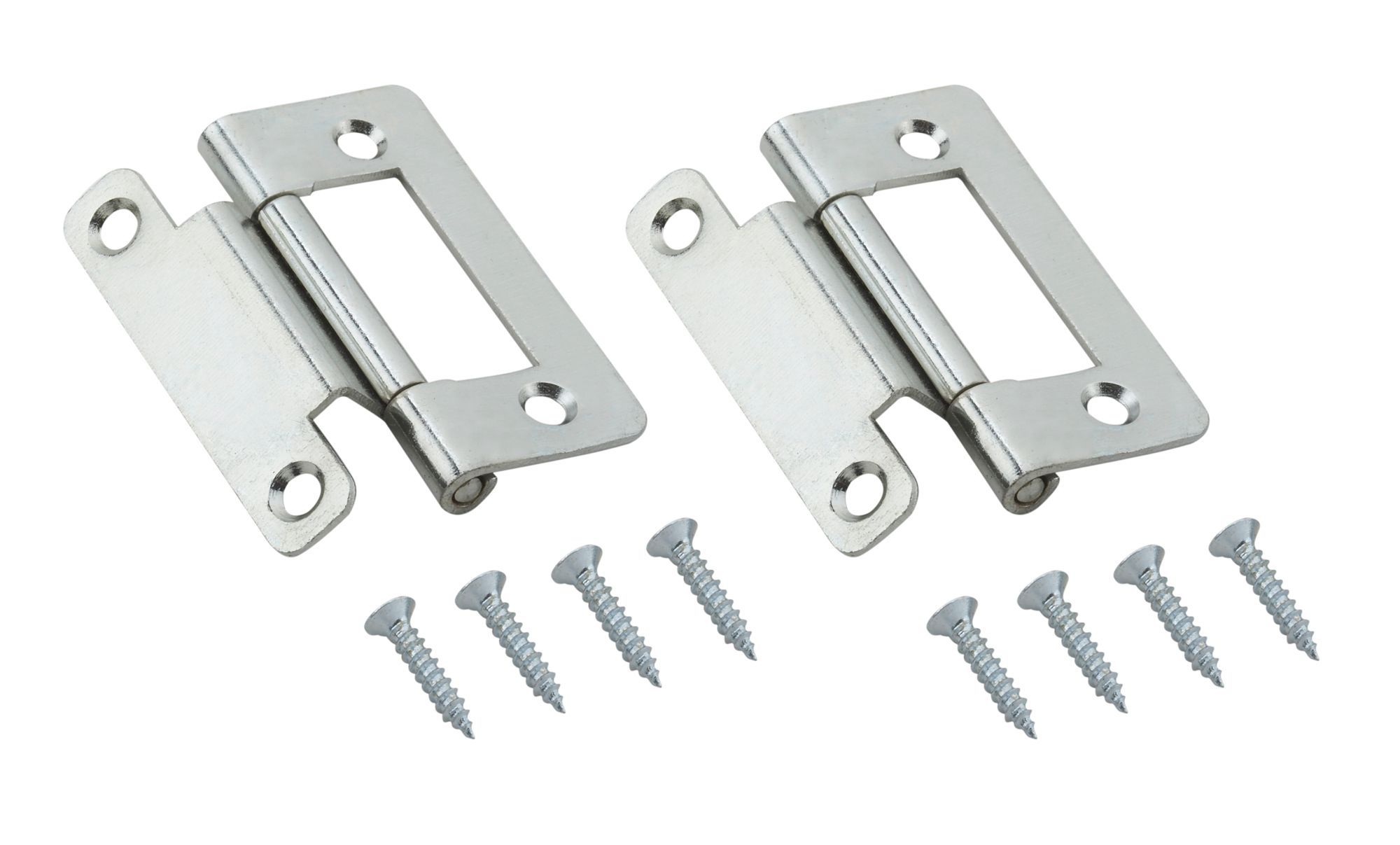 Zinc-plated Metal Flush Door hinge NO98 (L)50mm