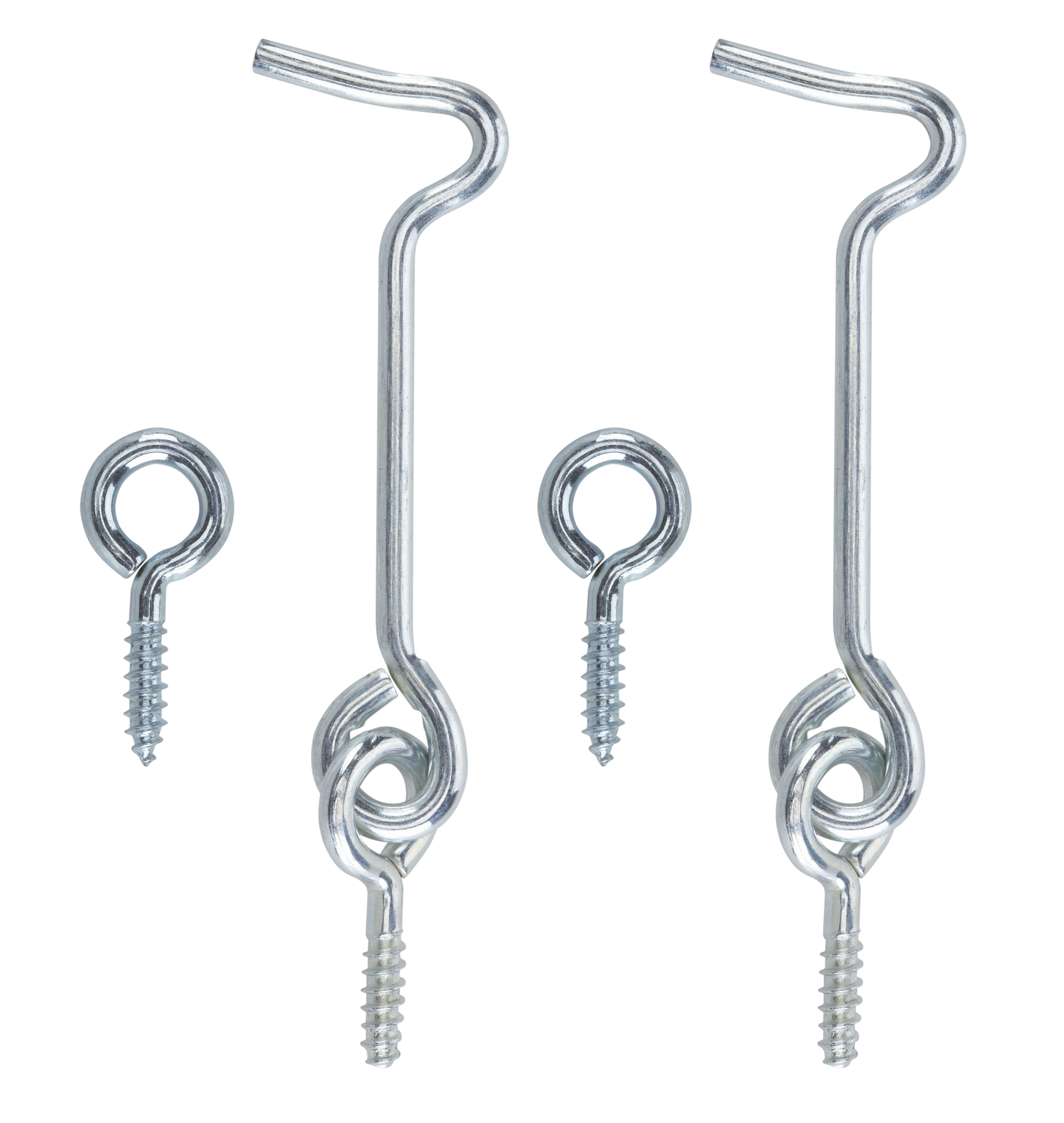 Zinc-plated Gate hook & eye (L)51mm