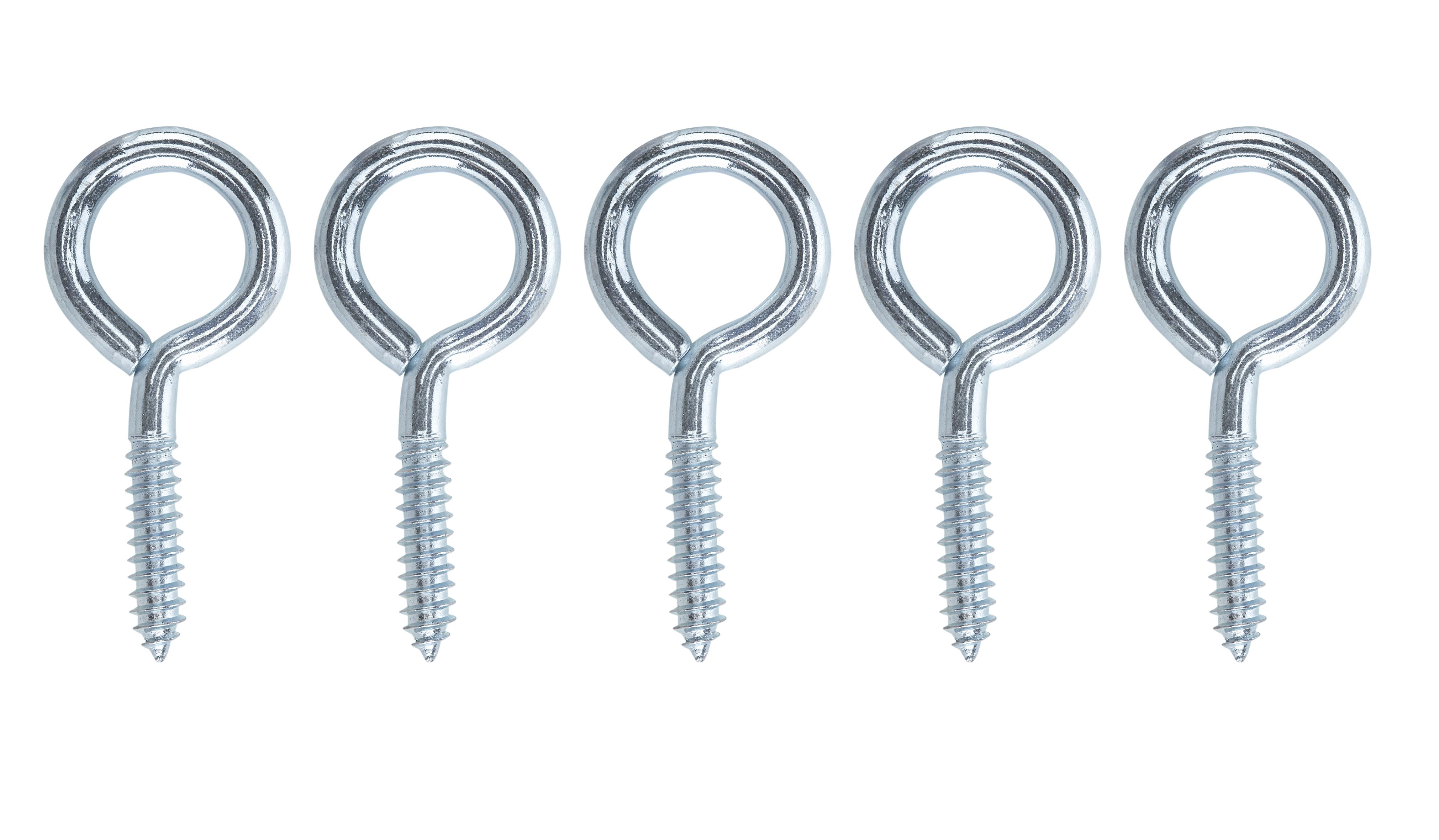 Zinc-plated Metal Large Screw eye (L)26mm