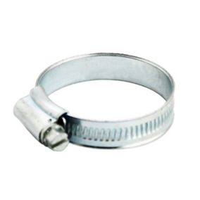 Zinc-plated Steel 45mm Hose clip, Pack of 2