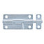 Zinc-plated Steel Barrel Door bolt (L)102mm (W)15mm