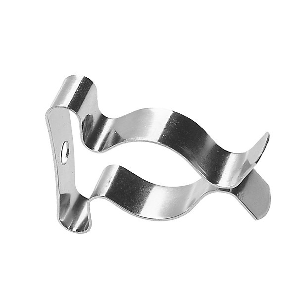 acuerdo internacional computadora Zinc-plated Steel Clip-on 6mm Spring clips, Pack of 10 | DIY at B&Q