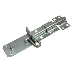 Zinc-plated Steel Deadbolt Brenton Gate bolt, (L)152mm
