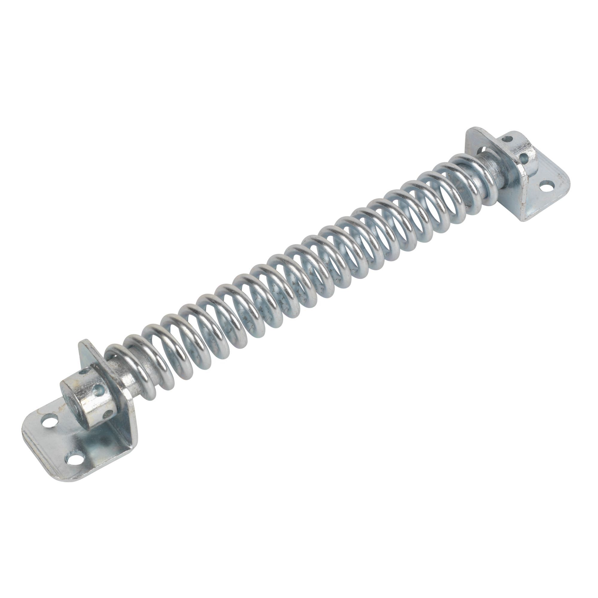 Zincplated Steel Gate spring (L)215mm DIY at B&Q