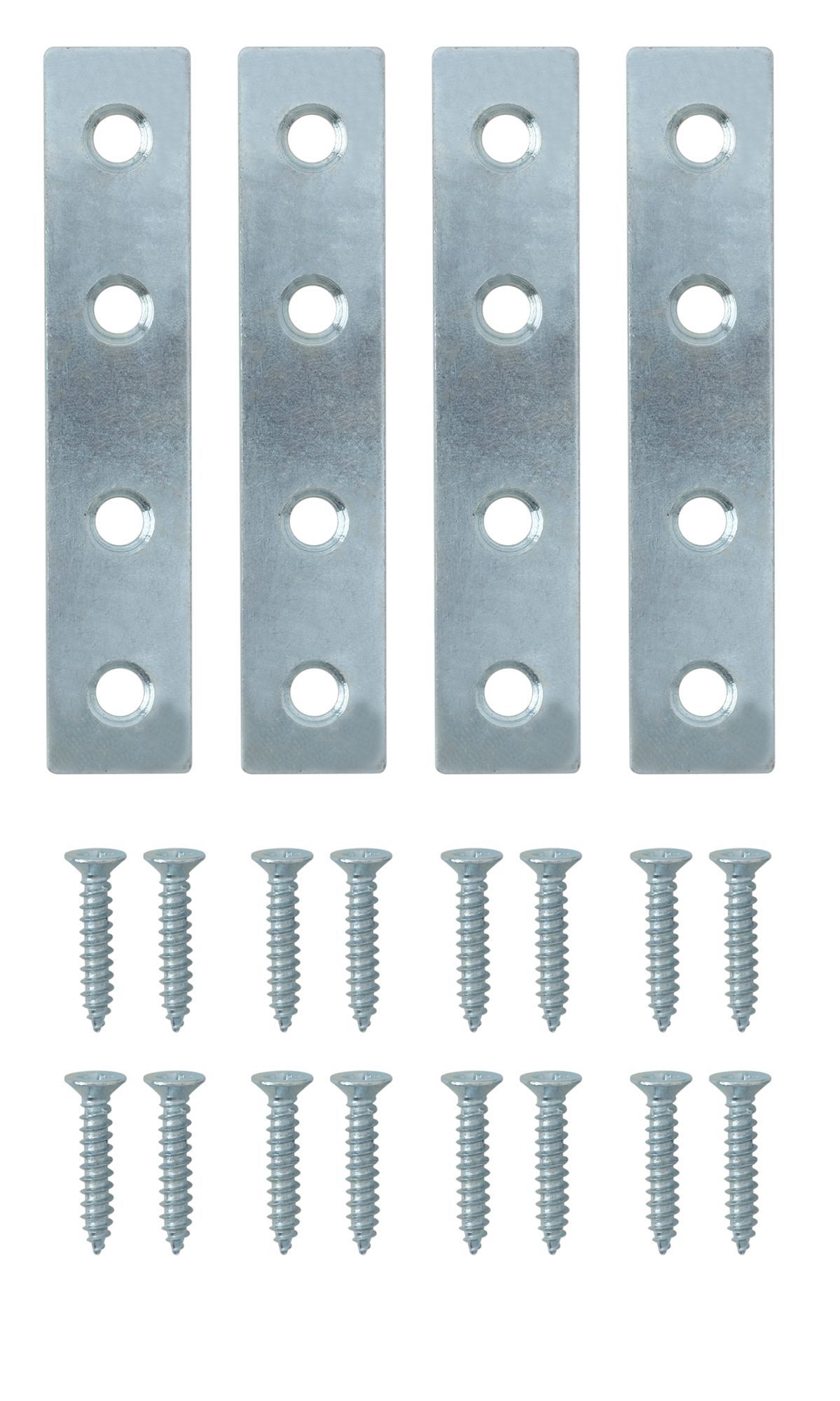 Zinc-plated Steel Mending plate (L)75mm (W)16mm (T)1.5mm