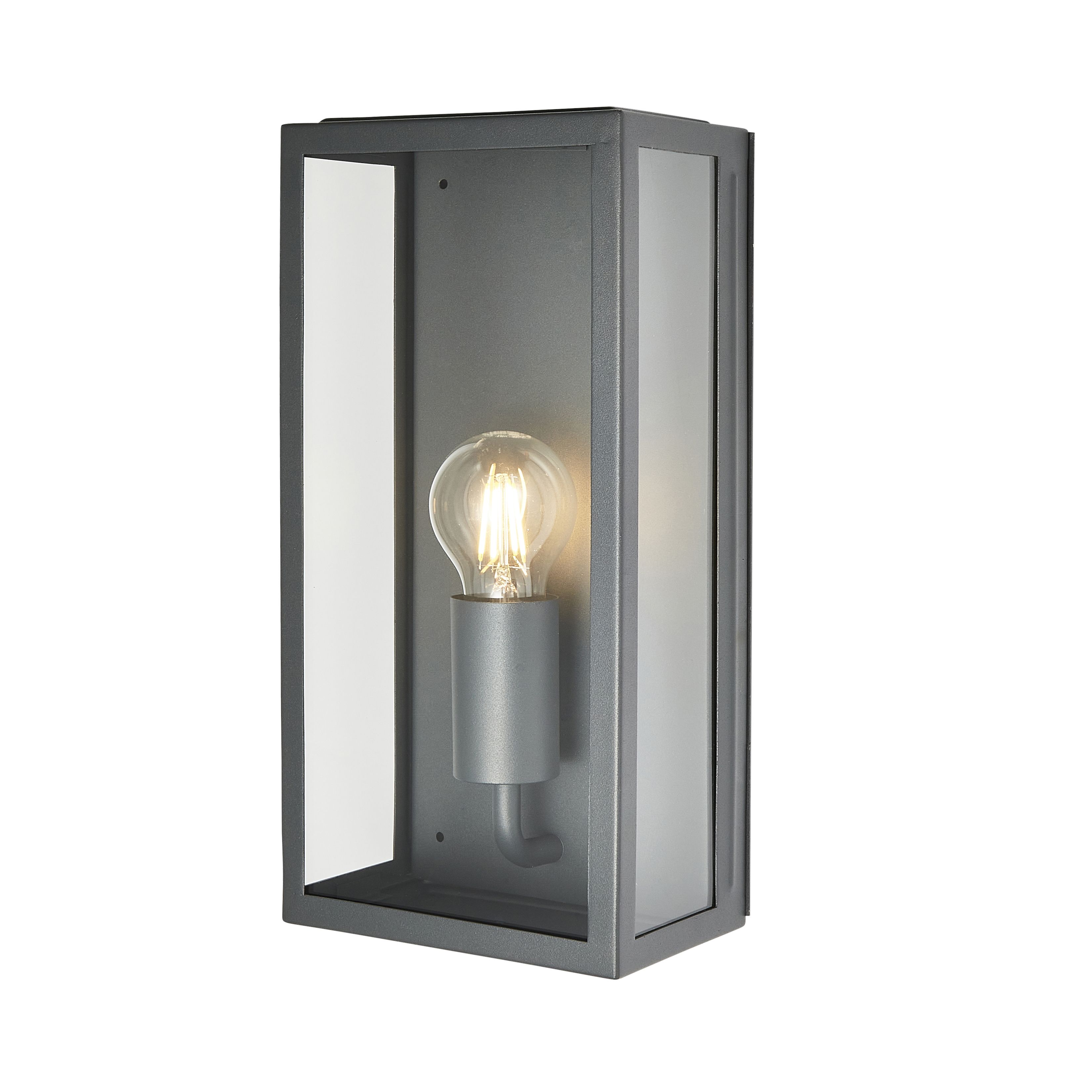Zinc Thora LED Outdoor Box Matt anthracite Wall light - 3
